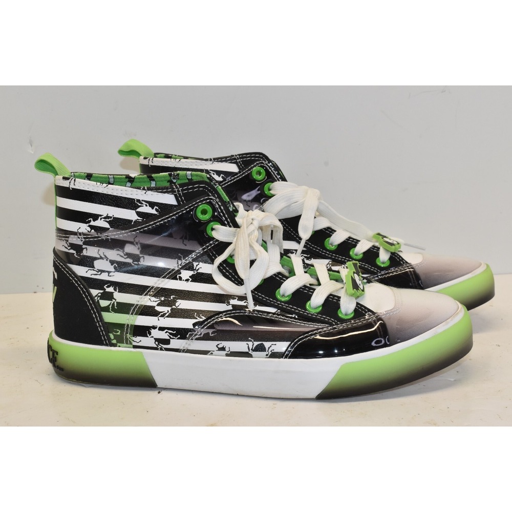 Beetlejuice GroundUpGlow In The Dark Shoes Women's Size 9 High Top Sneakers